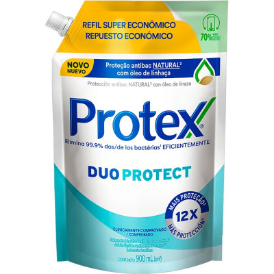 SABONETE PROTEX PARA MAOS DUO PROTECT 900ML