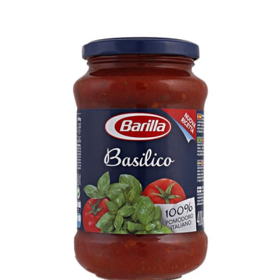 MOLHO TOMATE BARILLA BASILICO VIDRO 400 GR