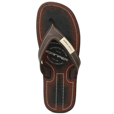 CHINELO DANPER MASCULINO CAFE/BEGE REF D6034SUP