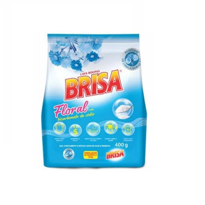 LAVA ROUPAS BRISA 400G AZUL FLORAL BICARBONATO