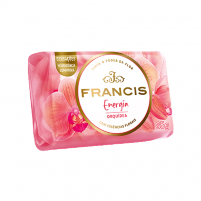 SABONETE FRANCIS SUAVE 85G, ROSA CLARO