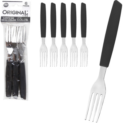 GARFO MESA ORIGINAL LINE COM 6 PRETO