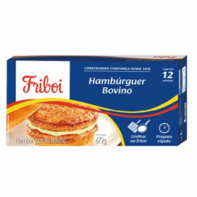 HAMBURGUER FRIBOI 672G BOVINO