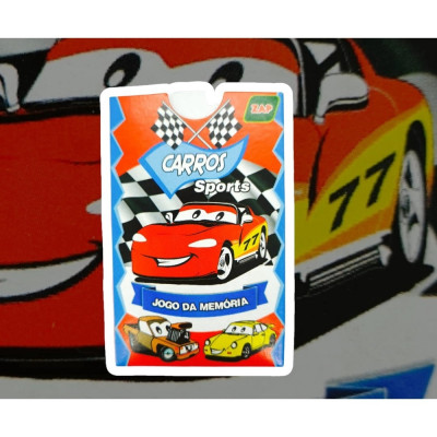 JOGO DA MEMORIA ZAP CARROS SPORTS PACOTE C/