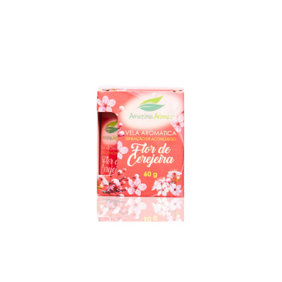 VELA AMAZONIA AROMATICA FLOR DE CEREJEIRA 60G