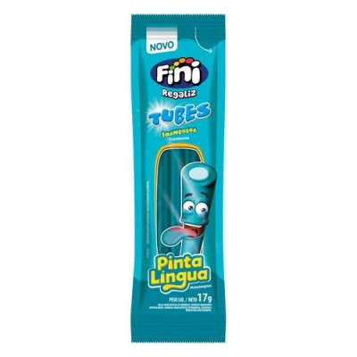 FINI GELATINAS TUBES FRAMBOESA PINTA LINGUA 17G