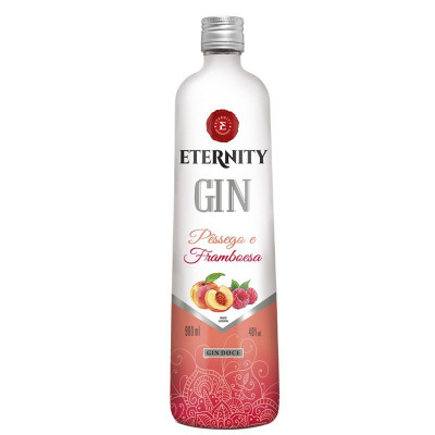 GIN ETERNITY 900ML PESSEGO/FRAMBOESA