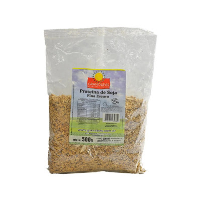 PROTEINA DE SOJA FINA ESCURA 500G GRANOLEVIS