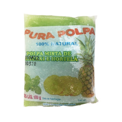 POLPA FRUTA ABACAXI/HORTELA 100GR