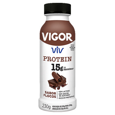 IOGURTE VIGOR VIV PROTEIN FLOCOS 230G