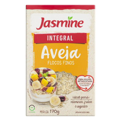 AVEIA JASMINE FLOCOS FINOS 170G INTEGRAL