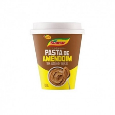 PASTA AMENDOIN SIAMAR SEM ACUCAR 500G