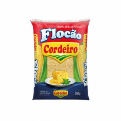FLOCAO FARINHA DE MILHO FLOCADA CORDEIRO 500G UN