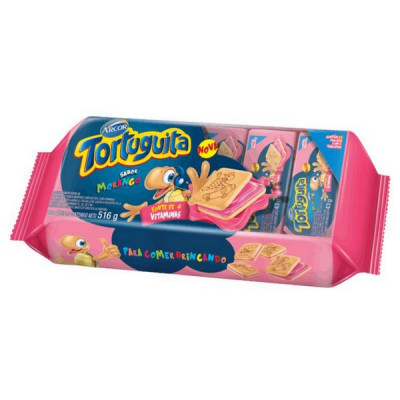 TORTINHA RECHEADO MONODOSE MORANGO 12UN 43G