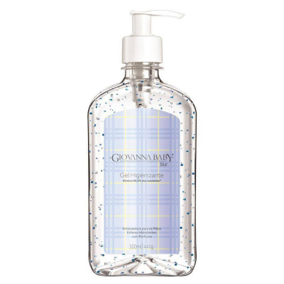 GEL HIGIENIZANTE PARA MÃOS GIOVANNA BABY BLUE 500ML