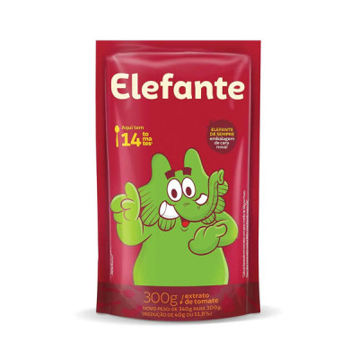 EXTRATO TOMATE ELEFANTE SACHE 300 G