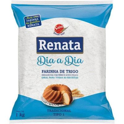 FARINHA TRIGO RENATA 1KG DIA A DIA PLASTICO