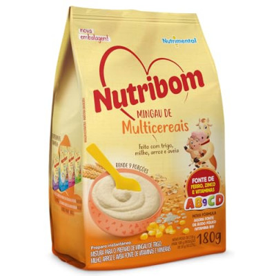 MINGAU NUTRIBOM MULTICEREAIS 180GR