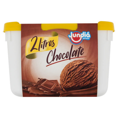 SORVETE JUNDIA CHOCOLATE 2 L