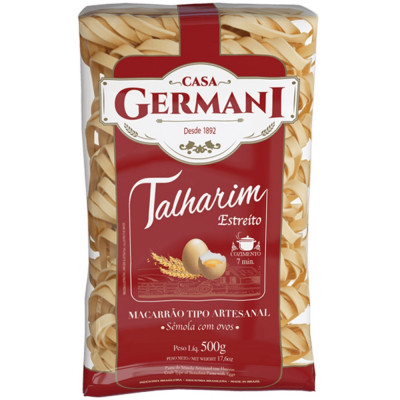 MACARRÃO GERMANI TALHARIM C/OVOS ESTR.500GR
