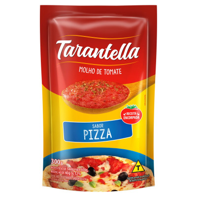 MOLHO TOMATE TARANTELLA PIZZA SACHE 300G