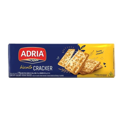 BISCOITO ADRIA 170G CRACKER