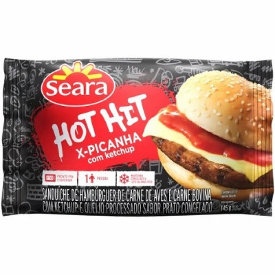 SANDUICHE HOT HIT SEARA PICANHA 145G