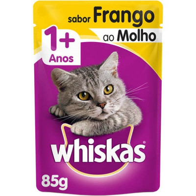 WHISKAS ADULTO FRANGO 85G