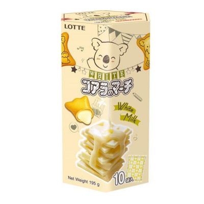 BISCOITO DAISO KOALA CHOCOLATE BRANC195G