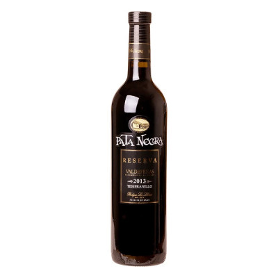 VINHO ESPANHOL PATA NEGRA TEMPRANILHO RESERVA TINTO 750 ML