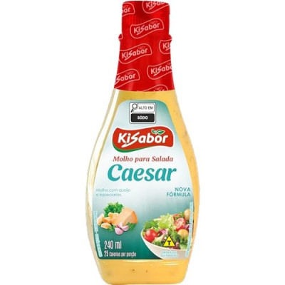 MOLHO PARA SALADA KISABOR CAESAE 240ML