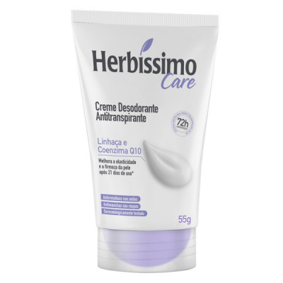 DESODORANTE HERBISSIMO CREME LINHACA COENZ 55G