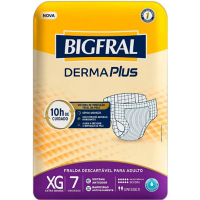 FRALDA BIGFRAL PLUS 07 UN XG