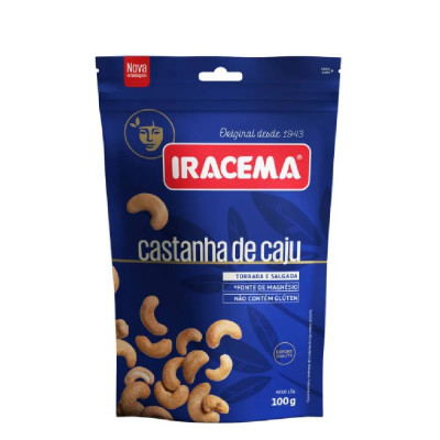 CASTANHA DE CAJU 100G 1UN IRACEMA
