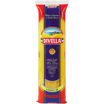 MACARRÃO DIVELLA LINGUINE N.14 500G