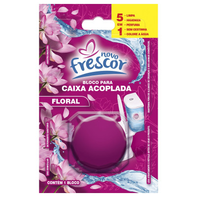 TABLETE PARA CAIXA ACOPLADA FRESCOR 45G FLORAL