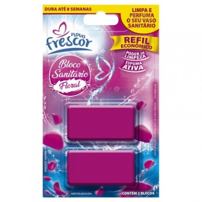 REFIL BLOCO SANITARIO NOVO FRESCOR 30G FLORAL