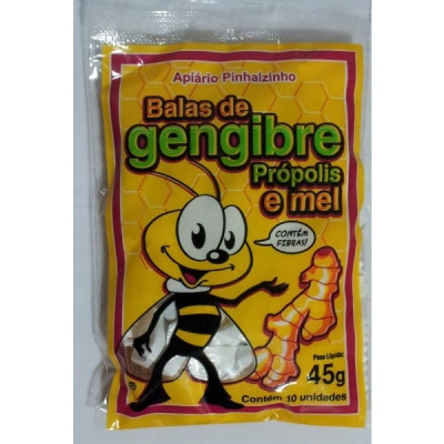 BALA DE GENGIBRE PINHALZINHO 45G