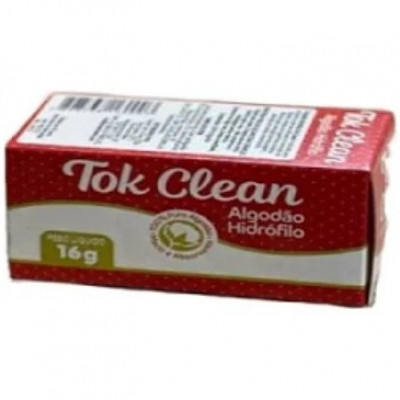 ALGODAO TOK CLEAN CAIXA 16G