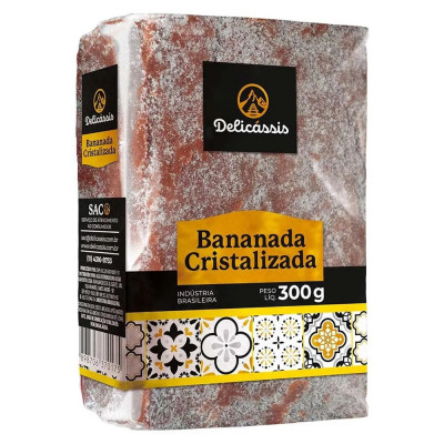 DOCE BANANADA CRISTALIZADA DELICASSIS 300G