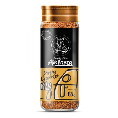 TEMPERO BR SPICES PARA AIR FRYER PORCOES CROCRANTES VIDRO 65GR