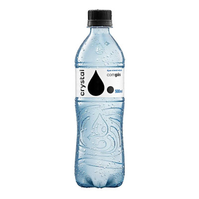 AGUA CRYSTAL COM GAS 500ML