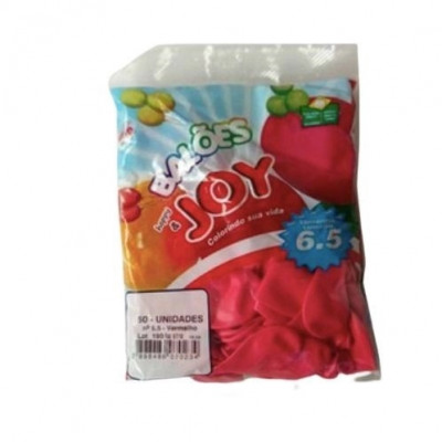 BALAO JOY COM 50 VERMELHO TAM 6.5
