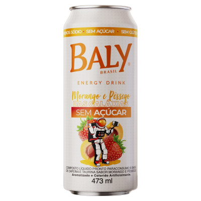 ENERG DRINK BALY 473ML MORANGO E PESSEGO