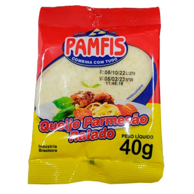 QUEIJO RALADO FINO PAMFIS 40G
