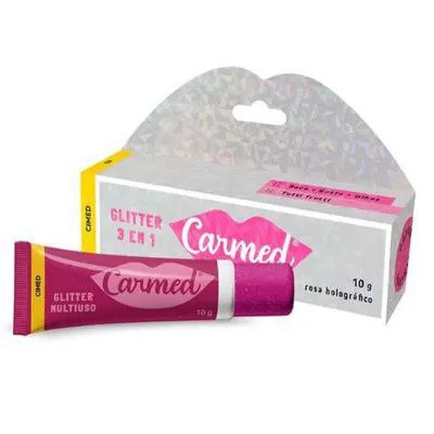 CARMED HIDRATANTE LABIAL GLITTER 3 EM 1 10 G