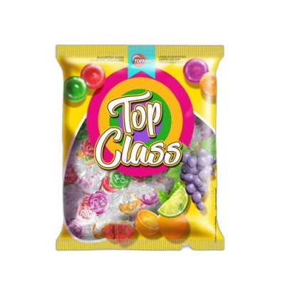 BALA TOP CLASS SORTIDA FRUTAS 50G