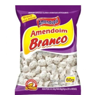 AMENDOIM BRANCO 60G AMENDUPA
