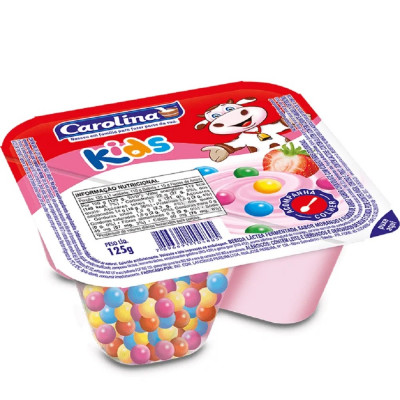 SOBREMESA LACTEA CAROLINA MORANGO/CEREAL 125G