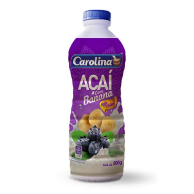BEBIDA LACTA CAROLINA ACAI/BANANA 800GR